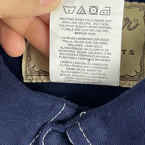 Wrangler Western Shirt Mens 3XL Button Down Texas Flag Embroidery Cowboy Rodeo - Picture 5 of 11